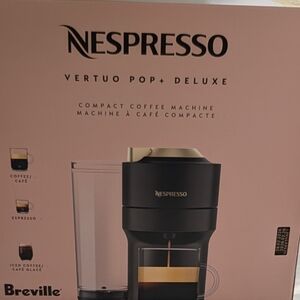 Nespresso Vertuo Pop Deluxe in Black and Cream